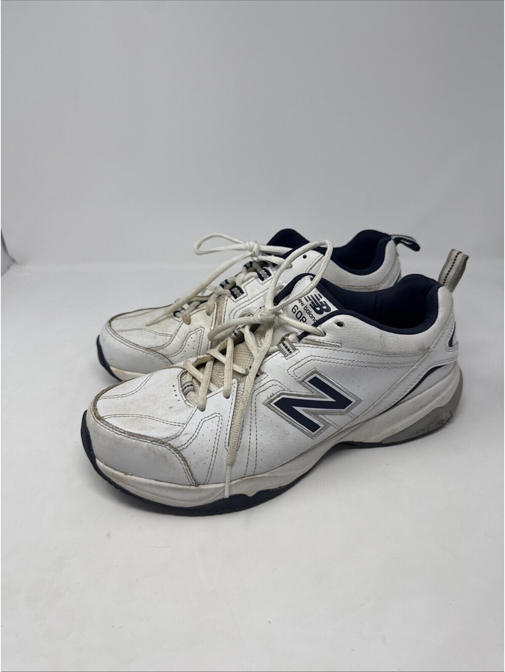 New Balance Mens 10.5 D Training Shoes White Athletic Sneakers MX608V4W And WN5
